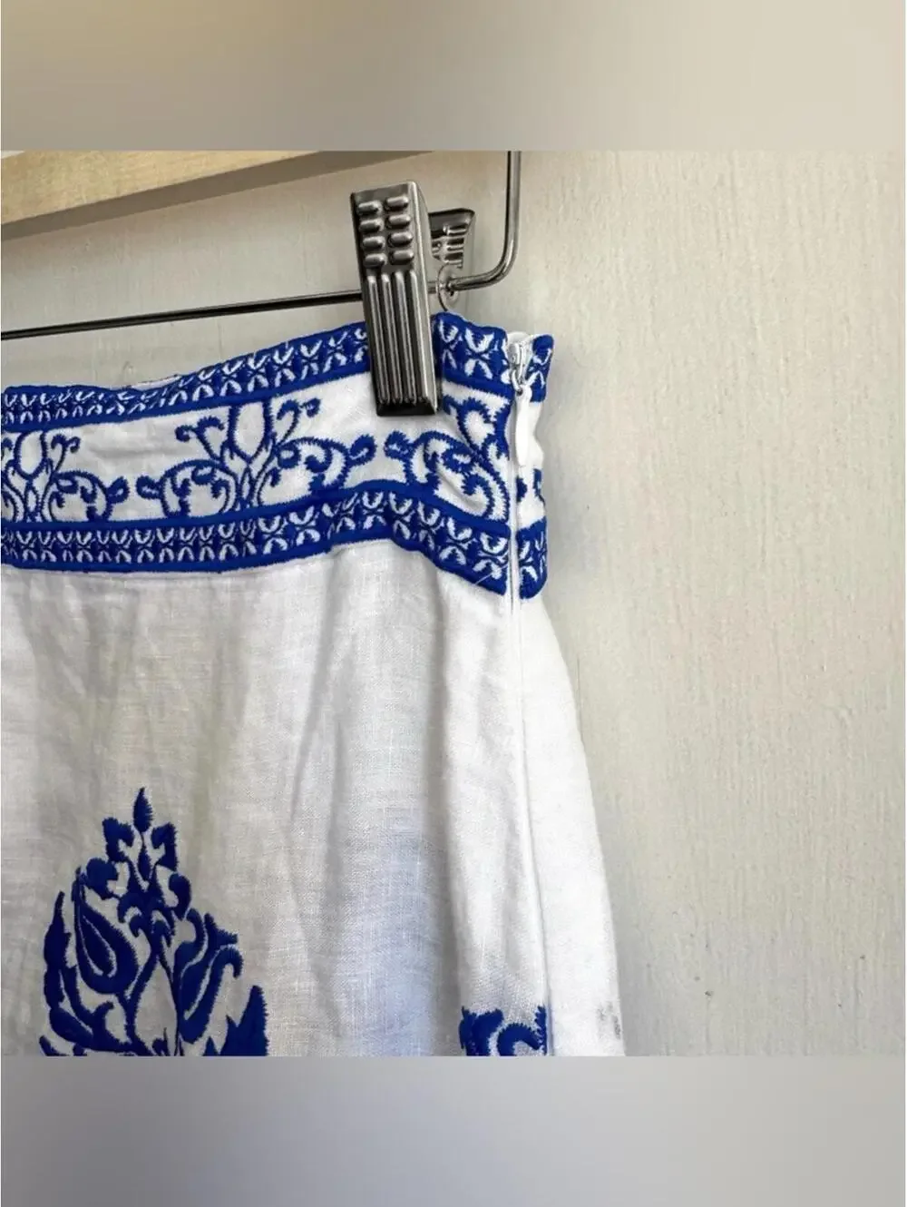 Zara embroidered midi